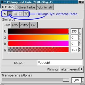 Abbildung 6: In diesem Dialog stellen Sie die Füllfarbe über die <code srcset=
