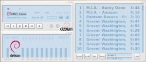 Abbildung 6: Der Beep Media Player imitiert wie sein Vorgänger XMMS das bekannte Winamp für Windows.