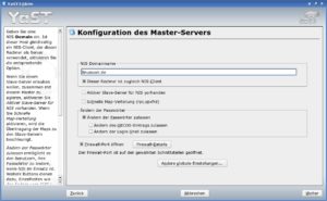 Abbildung 7: Unter Suse Linux richten Sie den NIS-Server mit wenigen Mausklicks ein. Lediglich die einzelnen Maps müssen Sie selbst auswählen.