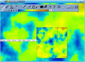 Abbildung 7: HME: Der Height Map Editor stürzt des Öfteren ab.