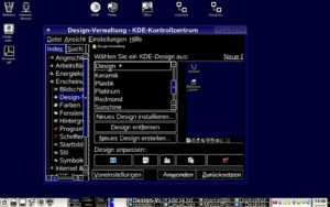 Abbildung 8: Sehbehinderten erleichtern spezielle Themen den Zugang zu KDE 3.4.