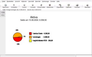 Abbildung 8: Ein grafischer Bericht in GnuCash.