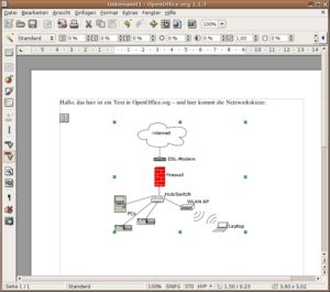Abbildung 9: Exportieren Sie das Diagramm in ein Grafikformat, um es anschließend in ein OpenOffice-Dokument einzubinden.