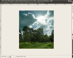fertiger Hintergrund mit Wolken