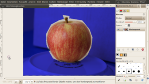 Hintergrund eingefärbt