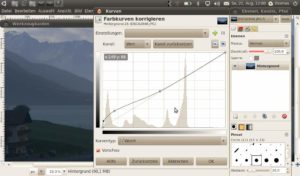Änderung in der Kurve