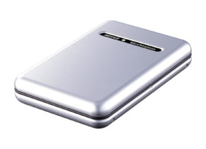 Der widerstandsfähige mobile Begleiter speichert bis zu 80 GByte.