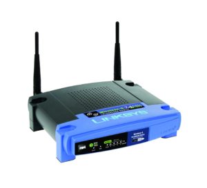 WLAN-Router wie der WRT54GL profitieren von den Errungenschaften der freien Firmware. Das Projekt entwickelte sich aus dem Linksys-Familie WRT54G.