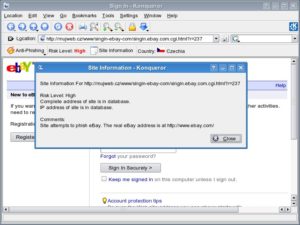 Umfangreicher Anti-Phishing-Schutz: Das Plugin des Open Phishing Database Projects liefert neben dem Gefährungsgrad auch Hintergrundinformationen.