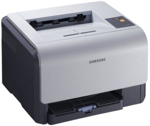 Kompakter Drucker fürs Büros oder Arbeitszimmer: Der Samsung CLP-300N kommt auch mit Linux klar.