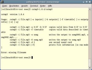 cutmp3 ist ideal um mp3-Schnitte zu automatisieren.
