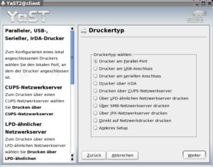Suse Linux 9.1 kommt mit Druckern in zahlreichen Anschlussvarianten problemlos zurecht.