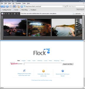 Der Browser Flock vereint auf der Basis eines aktuellen Firefox viele sinnvolle Erweiterungen für bekannte Online-Dienste in einem Programmpaket.