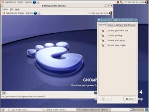 Gnome 2.14 bringt unter anderem das neue Administrationsprogramm Sabayon mit, das die Systemverwaltung in großen Netzen vereinfachen soll.