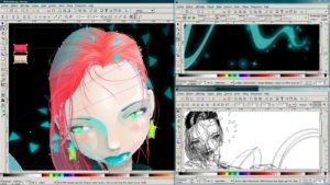 Inkscape 0.48 mit neuen Werkzeugen wie dem Spray-Tool, das einzelne Gegenstände kopiert und klont. (Bild: Inkscape.org)