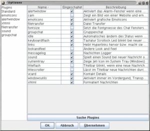 Durch Plugins lässt sich den Java-basierte Jabber-Client Jeti beliebig erweitern.