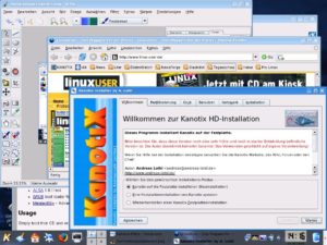 Kanotix liefert aktuelle Software und sich aus dem großen Debian-Angebot ergänzen.