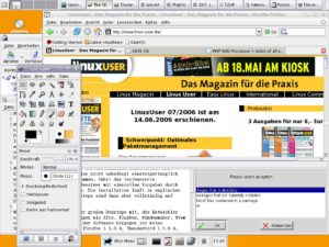 KateOS kompensiert den Mangel an integrierten Desktop-Umgebungen mit einem umfangreichen Software-Angebot.