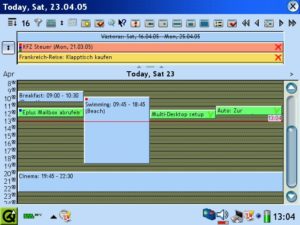 Die Plattform-unabhängige Version von KOrganizer funktioniert sogar auf PDAs und kommt bei Bedarf ohne weitere Bibiliotheken aus.