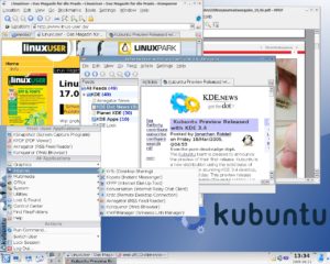 Kubuntu kombiniert die aktuellste KDE-Version mit Ubuntu Linux.