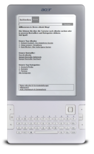 Acer Lumi: E-Bookreader mit Linux an Bord.