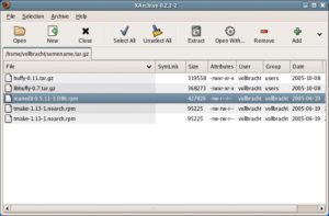 Gnomes Antwort auf Winzip: Xarchive.
