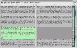 Mit xxdiff fallen inhaltliche Unterschiede direkt ins Auge.