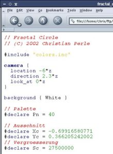 Abbildung 1: HTML-Syntax-Highlighting in Mozilla