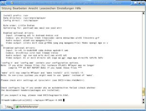 Abbildung 1: Alle Codecs und Libraries gefunden?