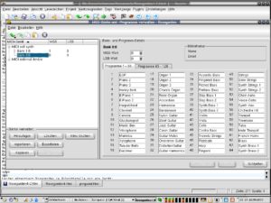 Abbildung 1: Der General-MIDI-Soundfont Unison enthält 128 Instrumente