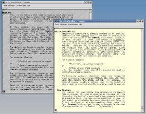 Abbildung 1: Der READLINE-Abschnitt der bash-Manpage (links) ist fast komplett aus der readline-Manpage abgekupfert