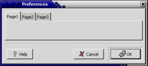Abbildung 1: Ein beispielhafter Vorliebendialog nach den Human Interface Guidelines