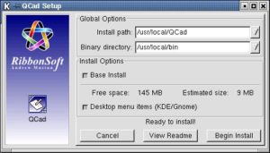 Abbildung 1: Das QCAD-Installationsprogramm