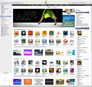 Abbildung 1: Nur über iTunes (oder direkt im iPhone/iPod) haben Sie Zugriff auf Apples App Store.