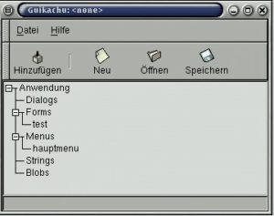 Abbildung 1: Mit Guikachu ist ein Palm-GUI schnell erstellt