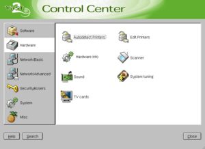 Abbildung 1: YaST2-Hardware-Konfiguration