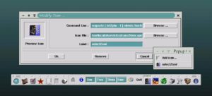 Abbildung 1: TTS integriert in die Toolbar von XFce