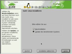 Abbildung 1: Update eines bestehenden Systems