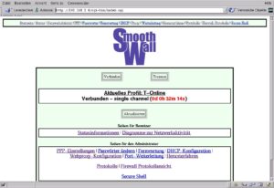 Abbildung 1: Startseite des Web-Frontends