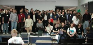 Abbildung 1: GUADEC 2001 (Foto: http://canvas.gnome.org/~gman/guadec/)