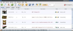 Abbildung 1: Mit JBidwatcher behalten Sie Ebay-Auktionen stets im Blick und geben Gebote automatisiert in der letzten Sekunde ab.
