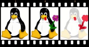 Abbildung 1: Suchbild einmal anders: Das Tool "compare" aus der ImageMagick-Suite vergleicht Ihre Bilder und berechnet die Differenz. Die Montage im Filmstreifen erstellen Sie über Gimp.