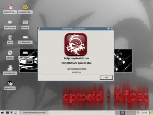 Abbildung 1: Aptosid gibt es nicht nur mit KDE, sondern auch mit dem schlanken XFCE-Desktop.