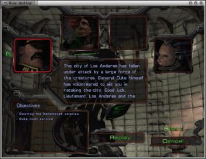 Abbildung 10: Mit dem Spiel StarCraft können die Multimedia-Eigenschaften von Wine vorgeführt werden. Die StarCraft-Demo kann unter <link url_id="58123" srcset=