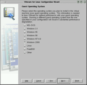 Abbildung 1: Der Configuration Wizard ist auf die Installation einer Reihe von Betriebssystemen vorbereitet