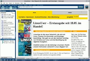 Abbildung 1: Netscape 6 in neuem Look