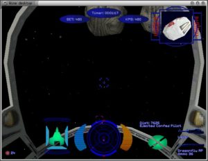 Abbildung 11: Ein weiteres beliebtes Windows-Spiel ist Wing Commander. Es lässt sich ebenfalls mit Wine spielen. Die Demo ist unter <link url_id="58124" srcset=