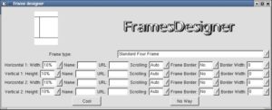 Abbildung 12: Der Frame-Set-Designer von CoffeeCup