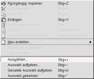 Abbildung 13: Datei-Auswahl starten