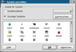 Abbildung 13: Icons helfen bei der Orientierung